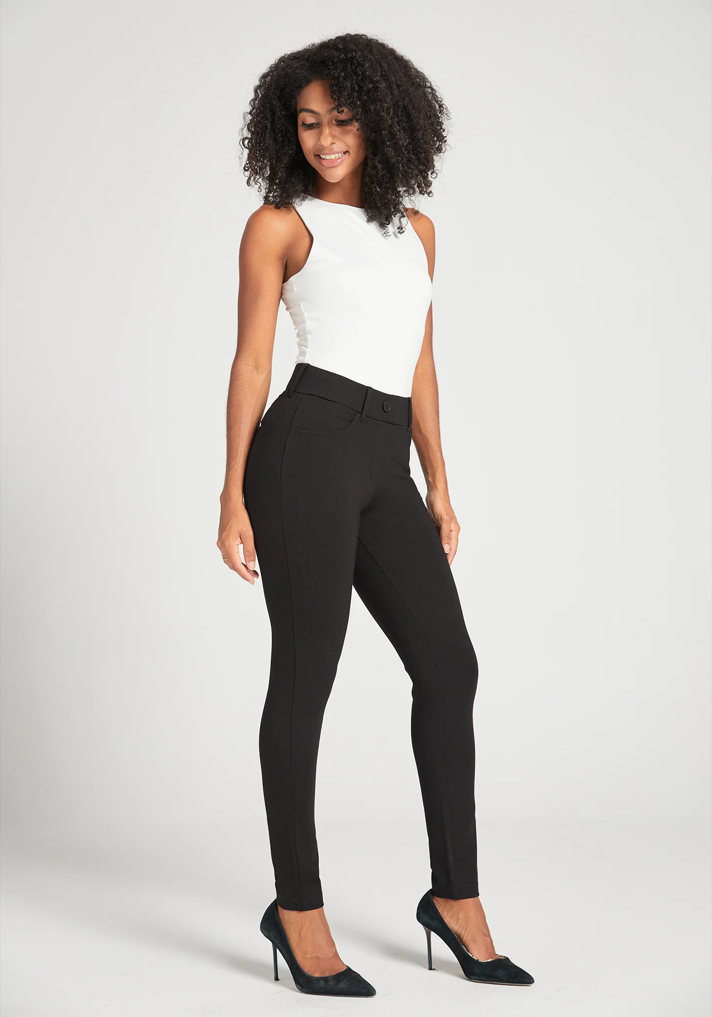 7-Pocket DPYP™ Dress Pant Yoga Pant | Skinny (Black) - Image 4