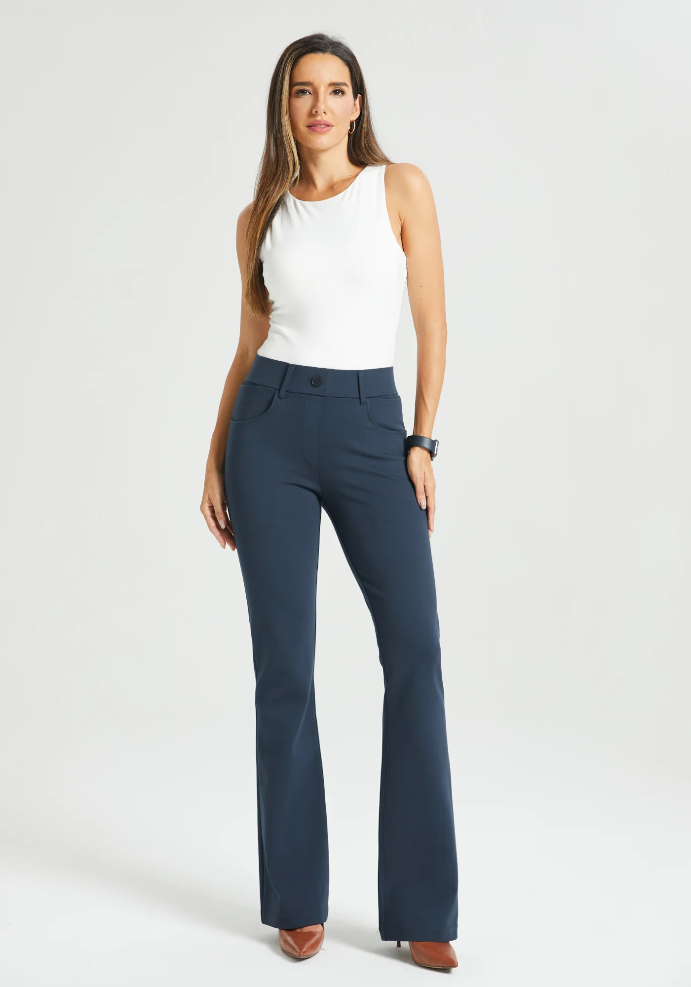 7-Pocket DPYP™ Dress Pant Yoga Pant | Bootcut (Navy) - Image 8