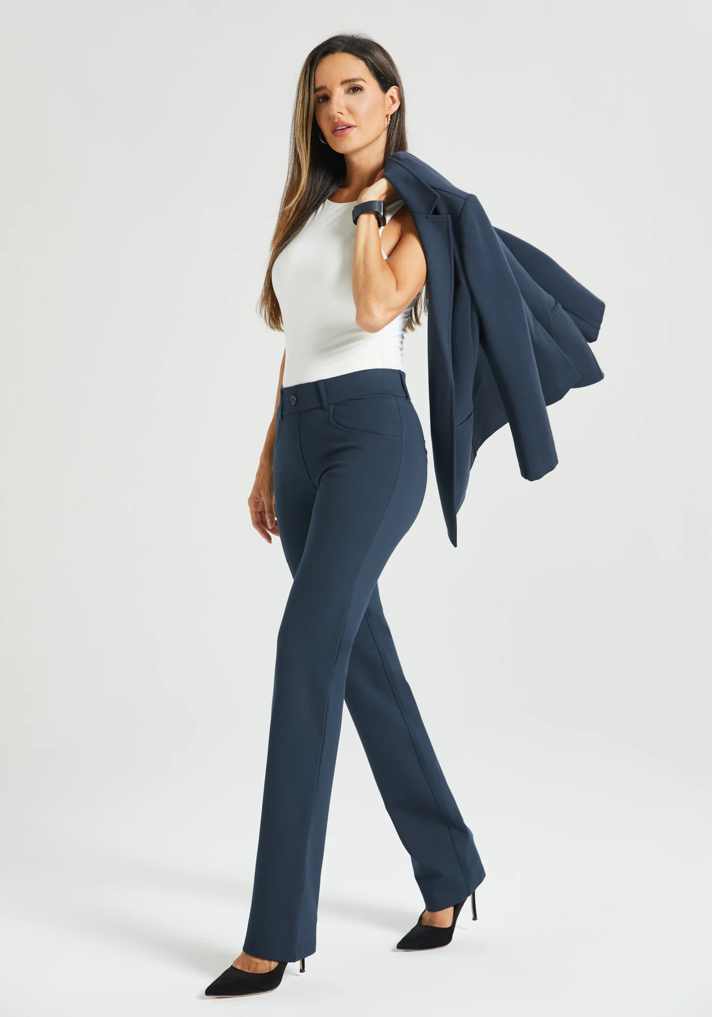 7-Pocket DPYP™ Dress Pant Yoga Pant | Straight (Navy) - Image 11