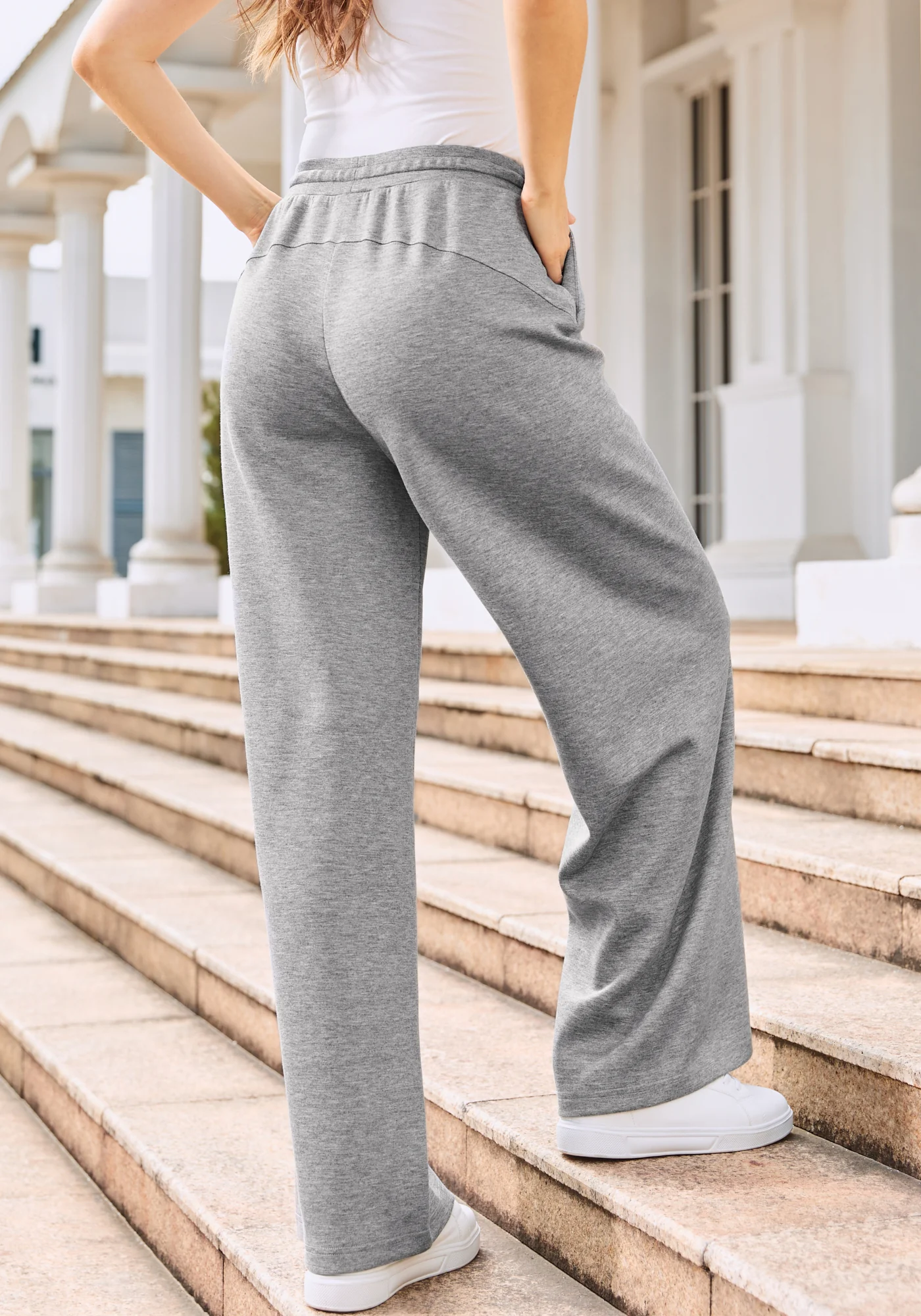AirFlex Wide Leg Pant (Gray) - Image 3
