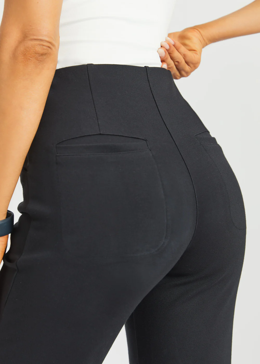 Atlantic DPYP™ Dress Pant Yoga Pants | Wide (Black) - Image 12