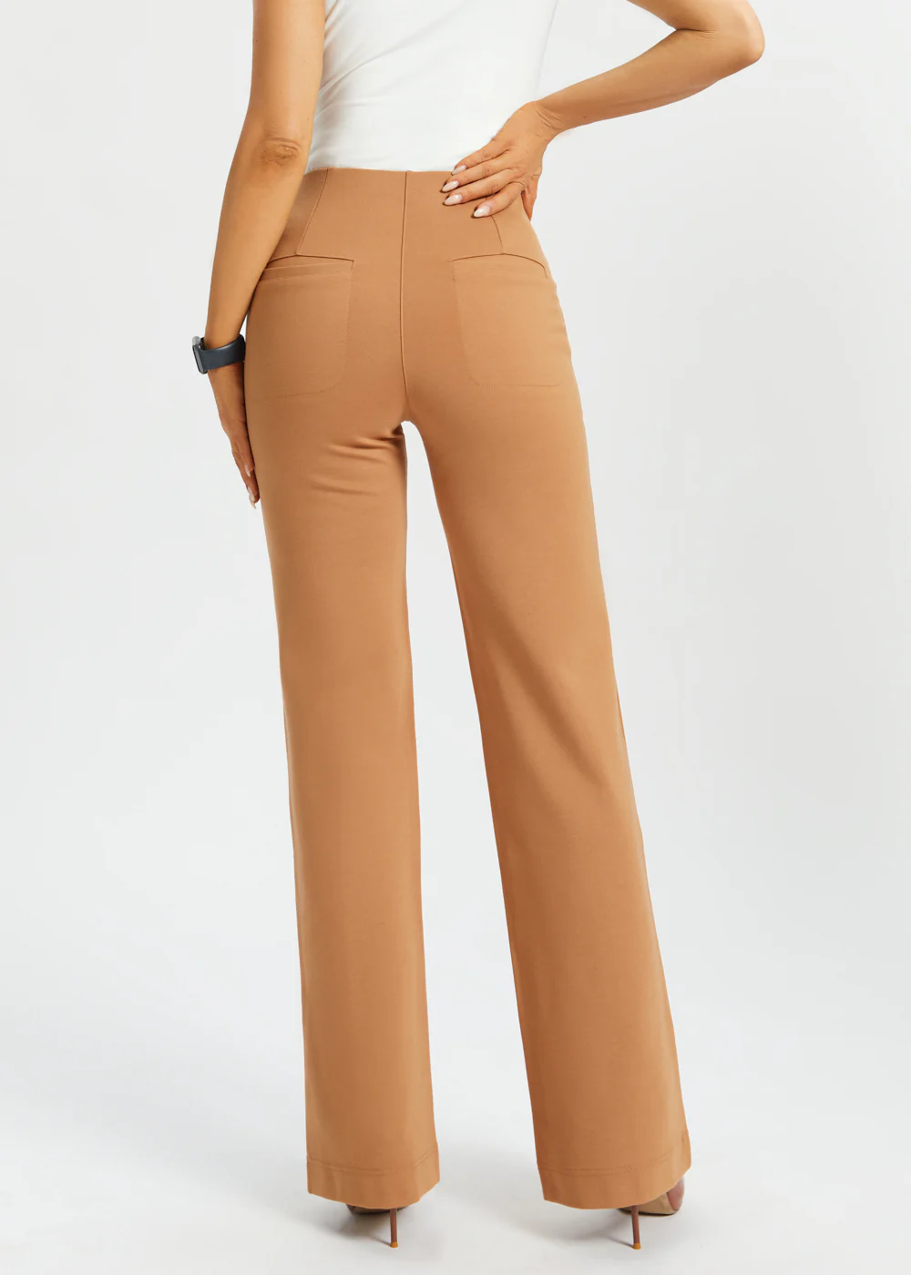 Atlantic DPYP™ Dress Pant Yoga Pants | Wide (Sandalwood) - Image 5