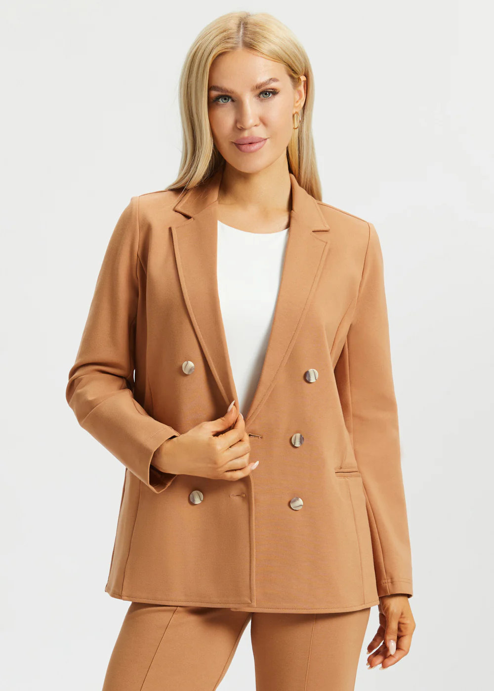 Atlantic DPYP™ Dress Pant Yoga Pants | Wide (Sandalwood) - Image 7