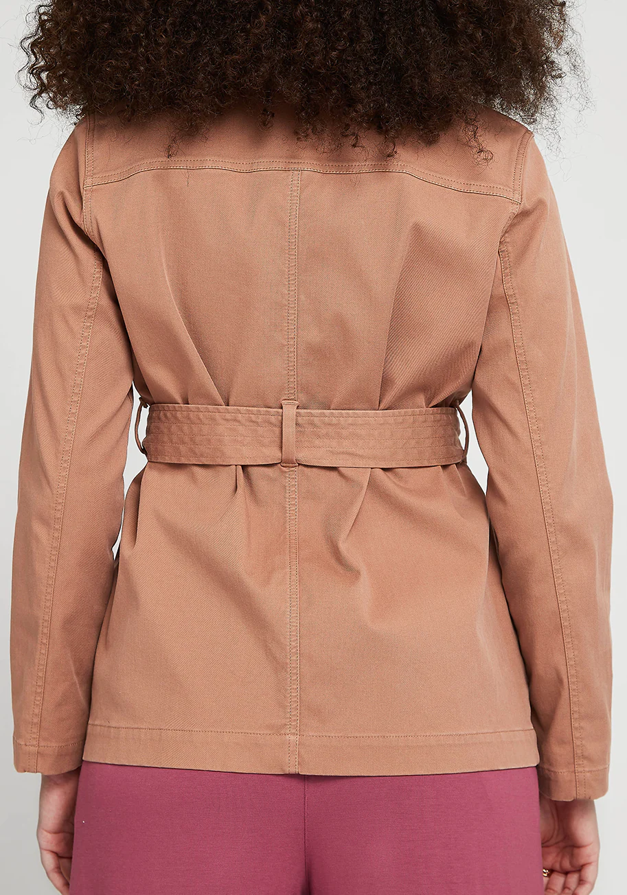 Burton Twill Jacket (Equestrian Tan) - Final Sale - Image 3