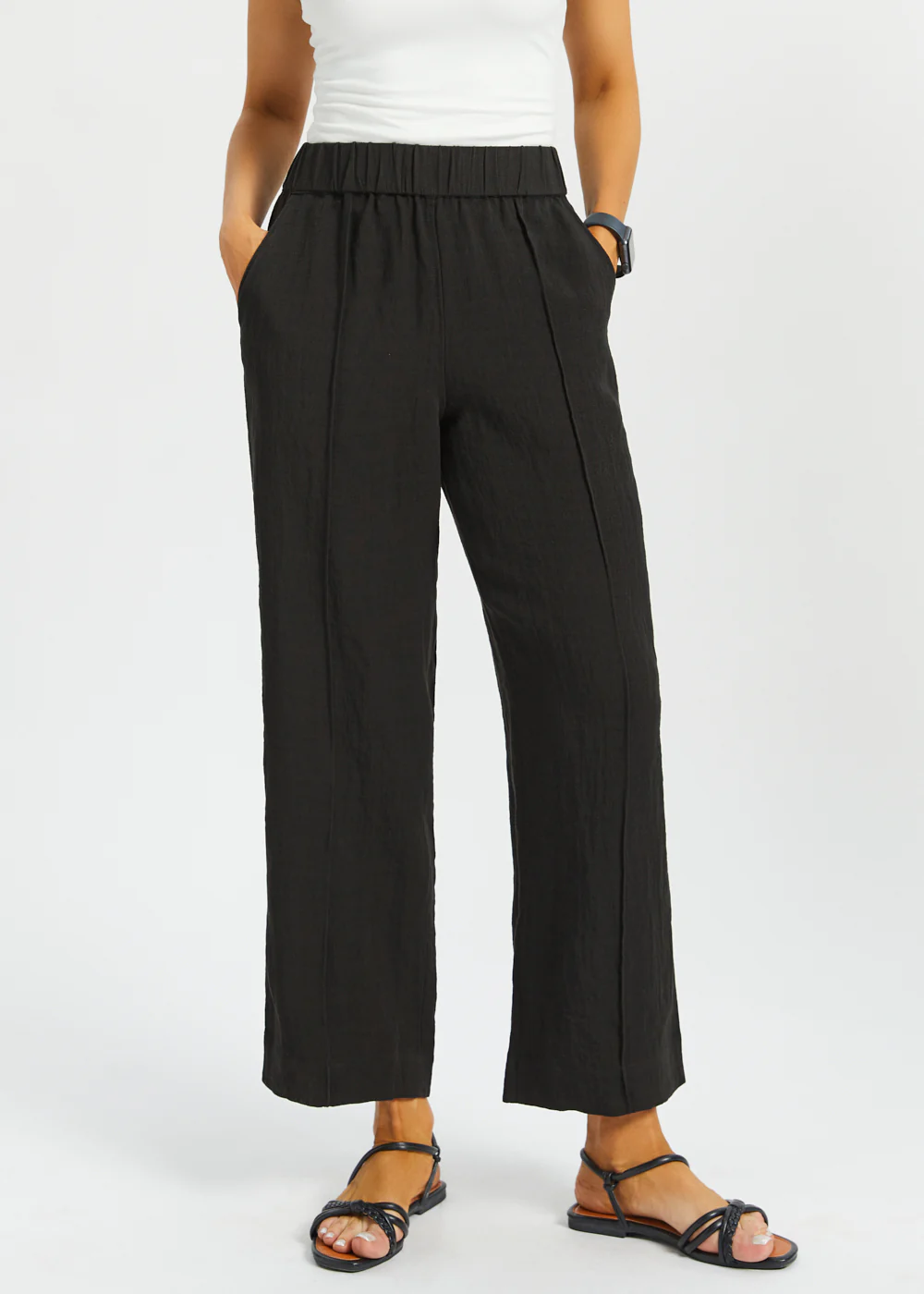 Camp Pant | Linenette (Black) - Image 4