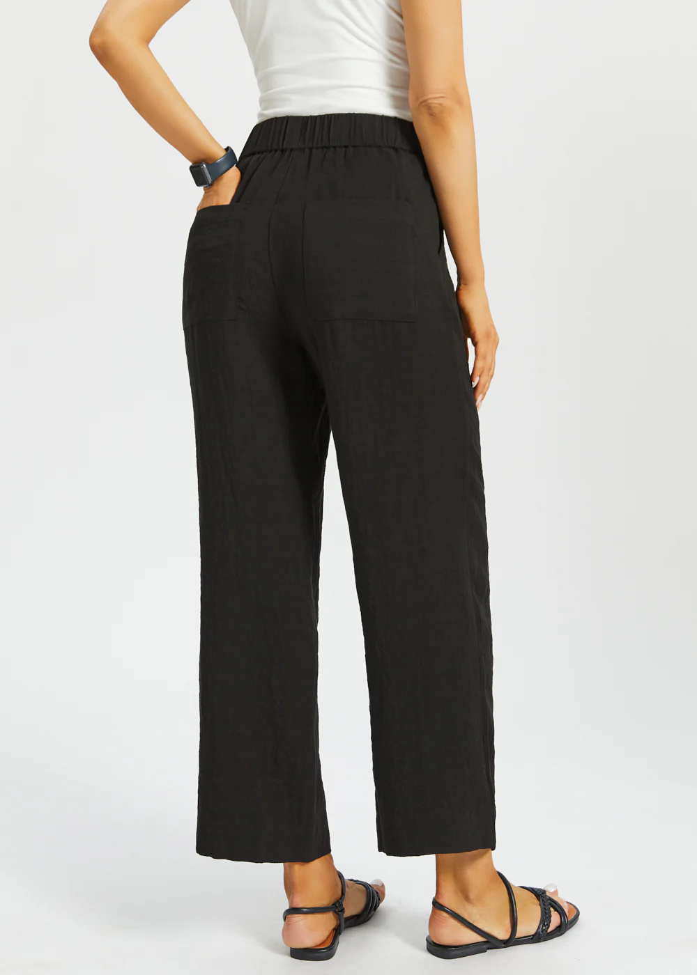 Camp Pant | Linenette (Black) - Image 6