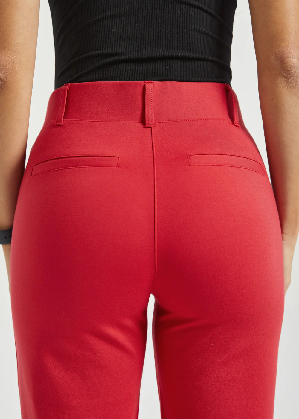 Classic DPYP™ Dress Pant Yoga Pant | Straight (Red) - Image 6
