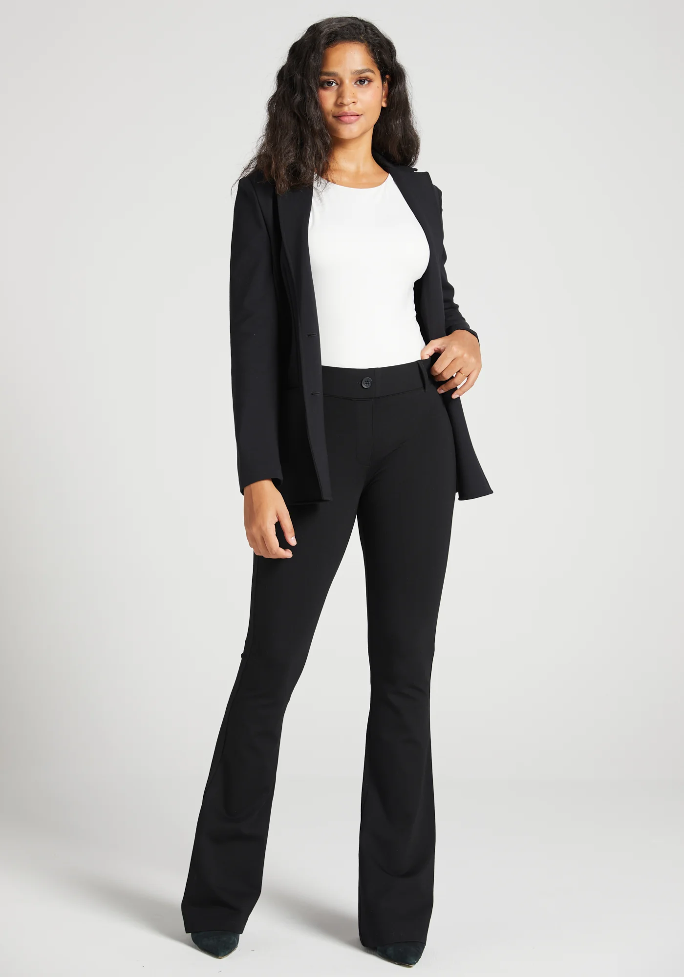 Classic DPYP™ Dress Pant Yoga Pant | Bootcut (Black) - Image 7