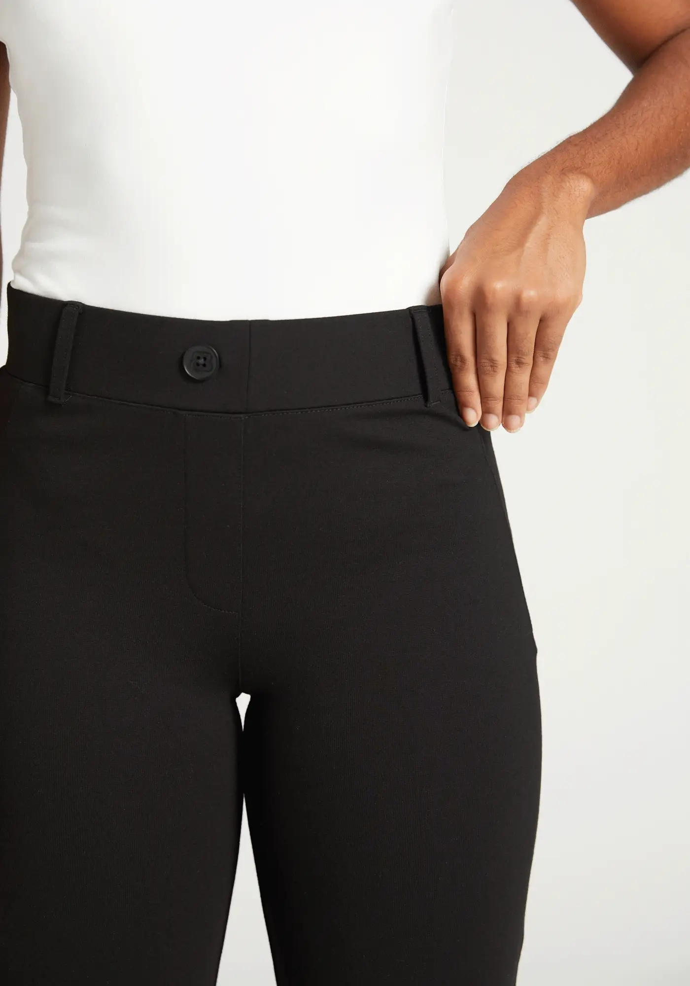 Classic DPYP™ Dress Pant Yoga Pant | Skinny (Black) - Image 6