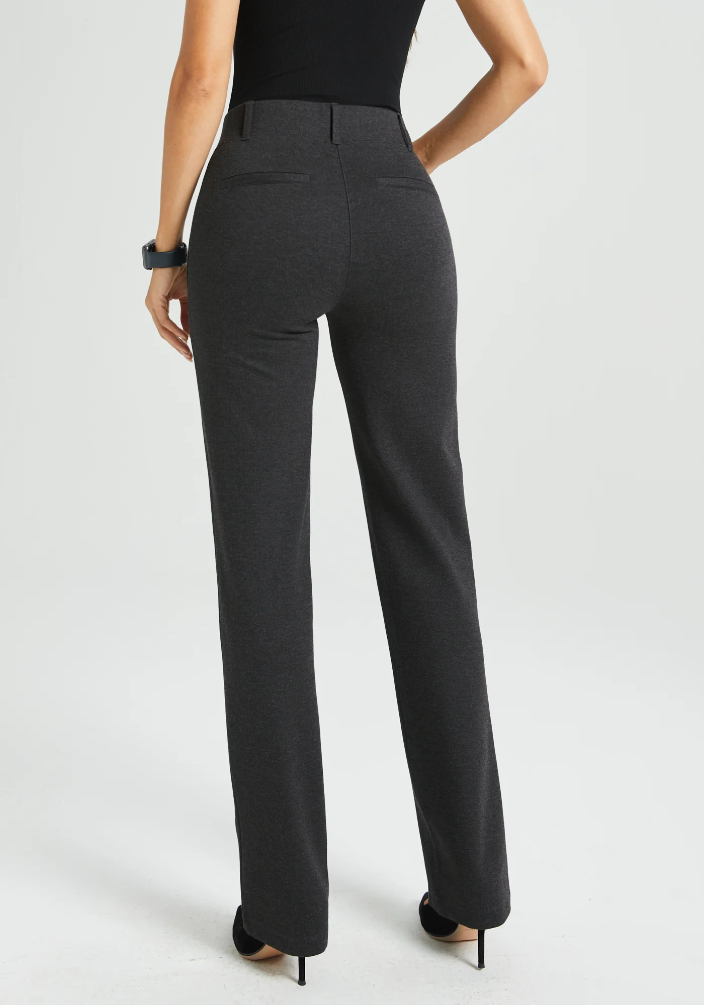 Classic DPYP™ Dress Pant Yoga Pant | Straight (Charcoal) - Image 3