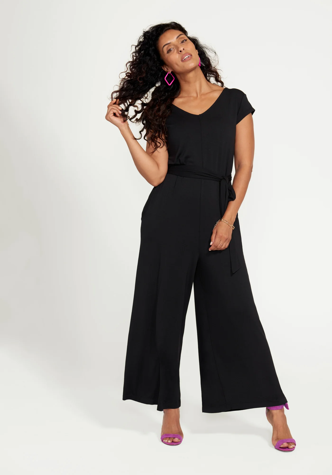 Day to Night Jumpsuit (Black) - Final Sale - Image 7