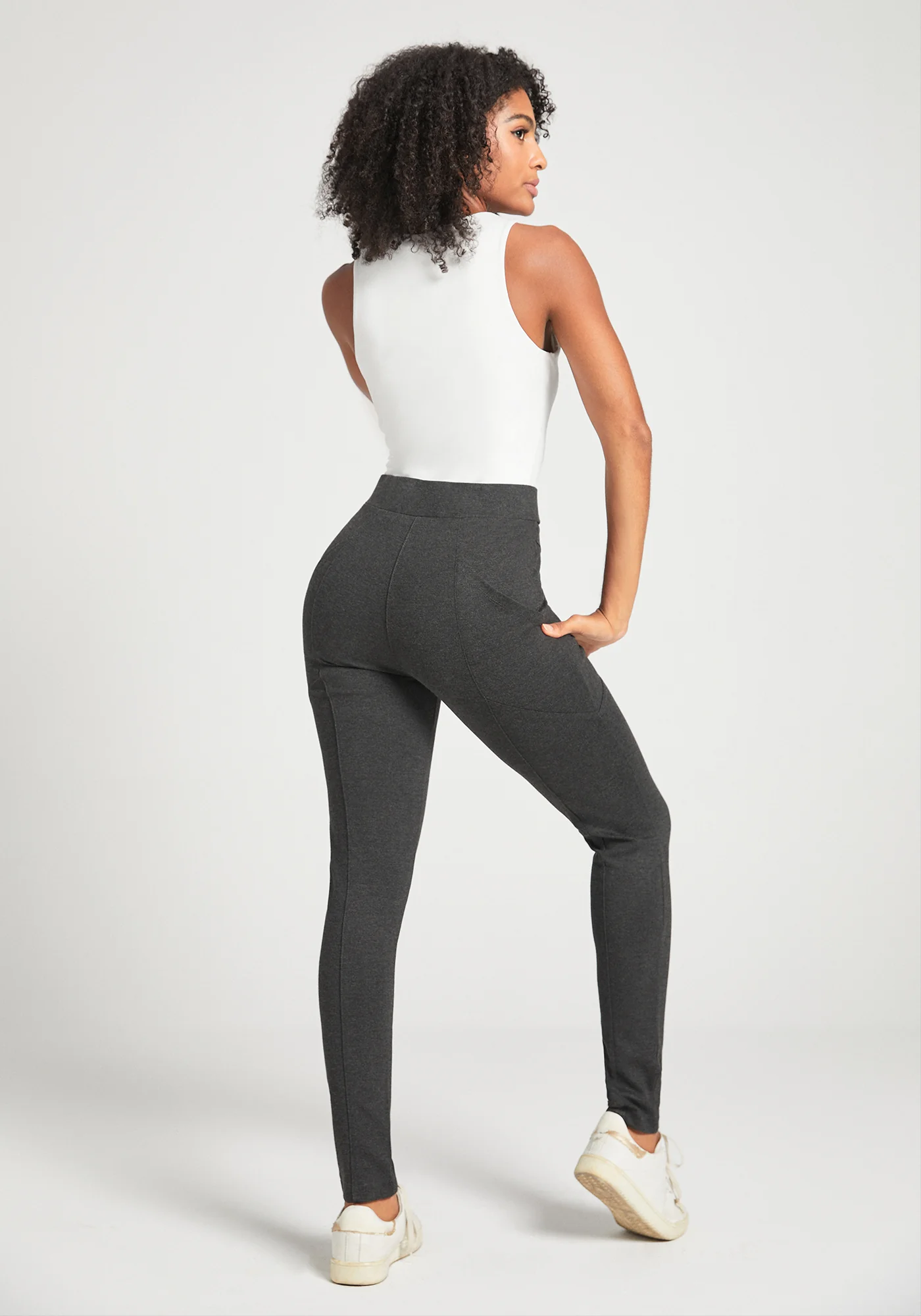 Journey DPYP™ Dress Pant Yoga Pant | Skinny (Charcoal) - Image 5