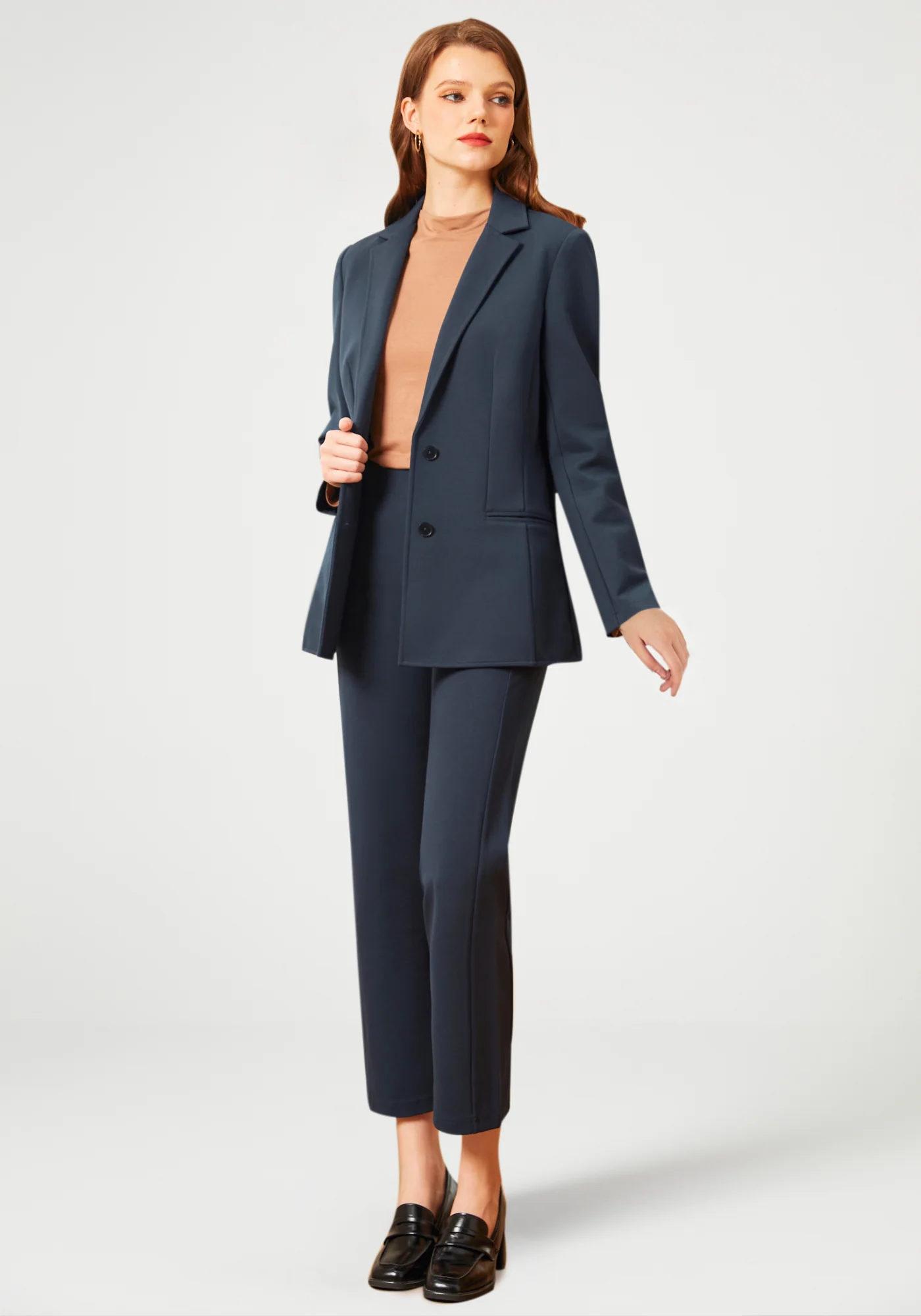 Monroe Crop Trouser DPYP™ | Straight (Navy) - Final Sale - Image 5