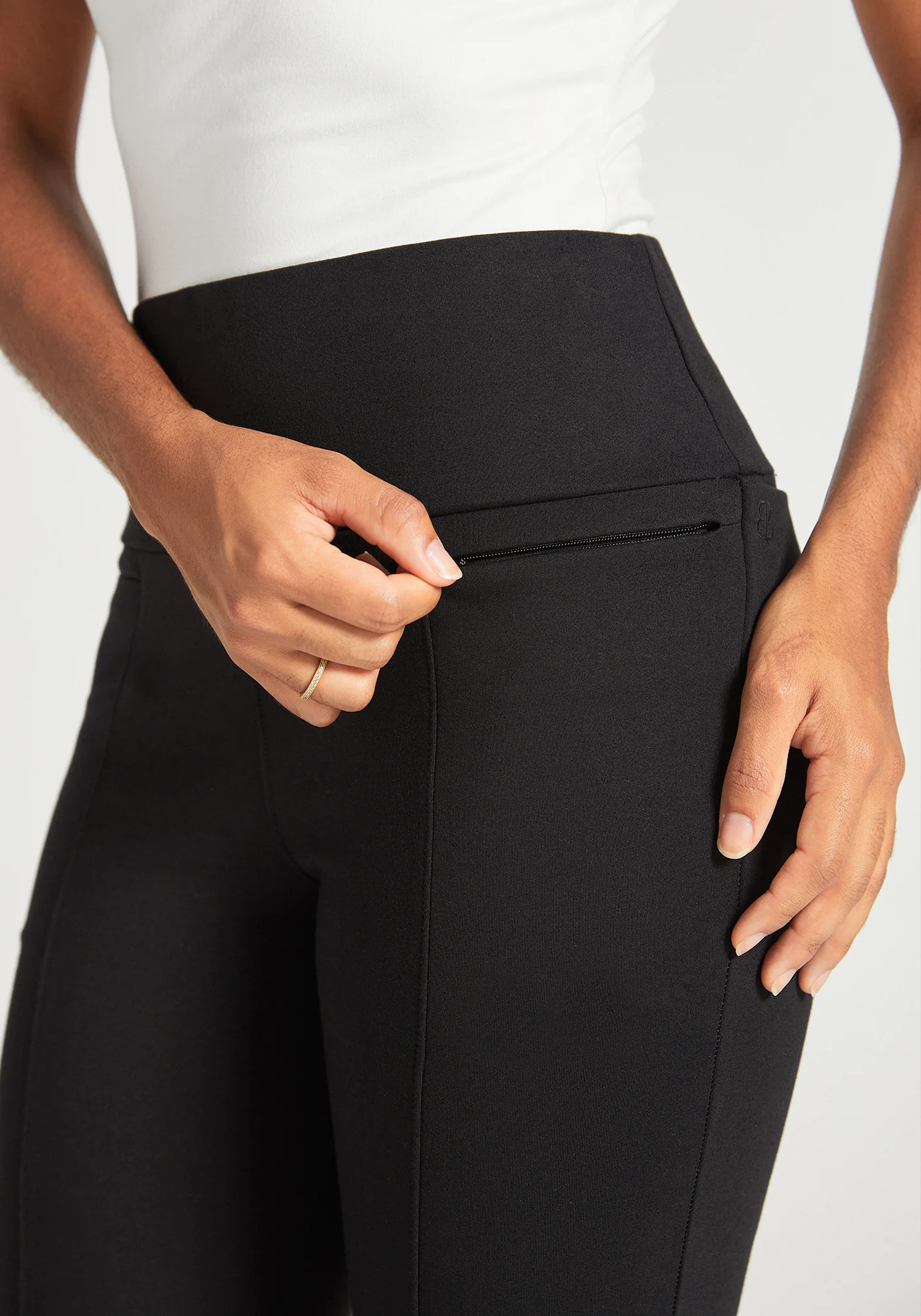 Power Down DPYP™ Dress Pant Yoga Pant | Skinny (Black) - Image 7