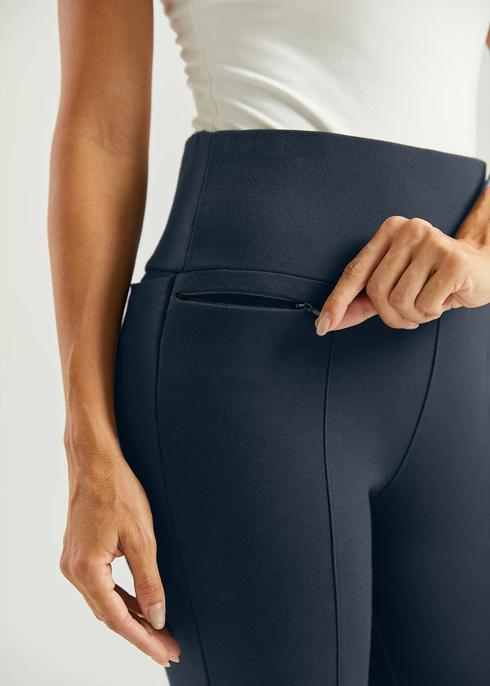 Power Down DPYP™ Dress Pant Yoga Pant | Skinny (Navy) - Image 3