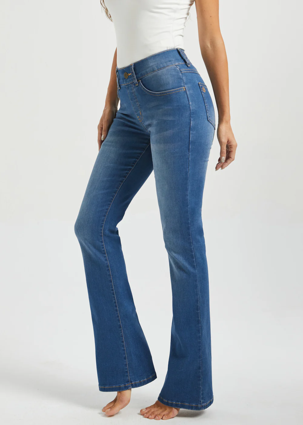 Signature Mid-Rise Denim | Bootcut (Alamo Wash) - Image 3