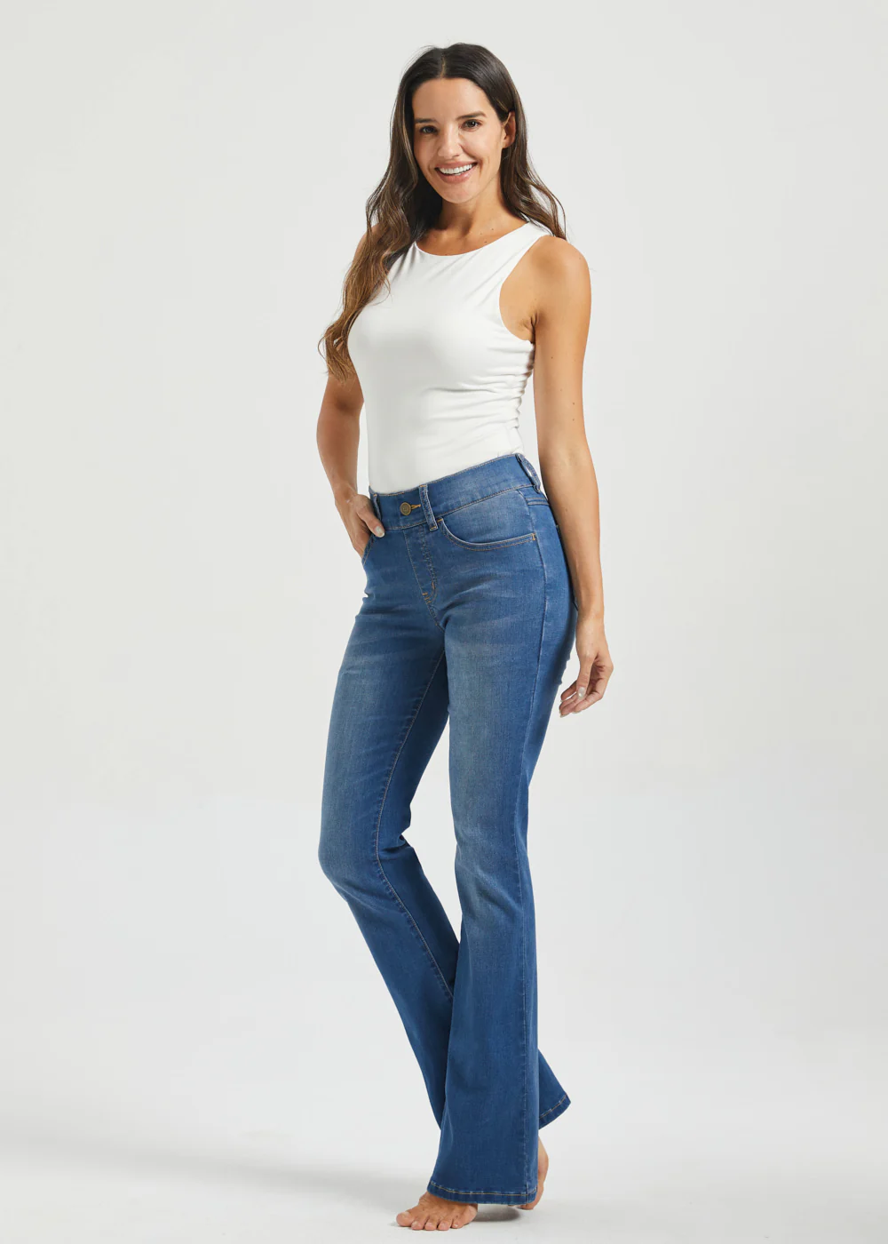 Signature Mid-Rise Denim | Bootcut (Alamo Wash) - Image 7