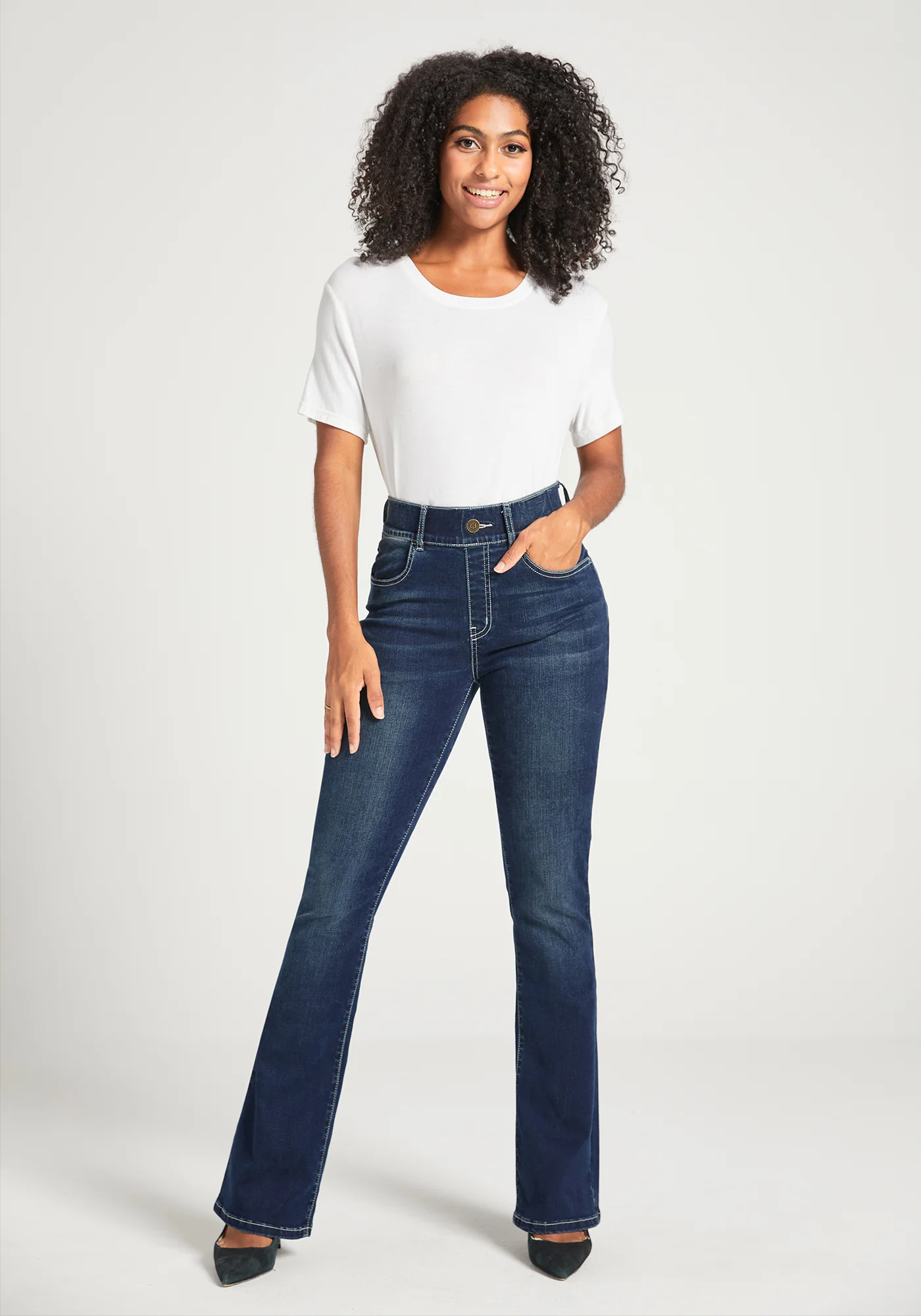 Signature Mid-Rise Denim | Bootcut (Roma Wash) - Image 4