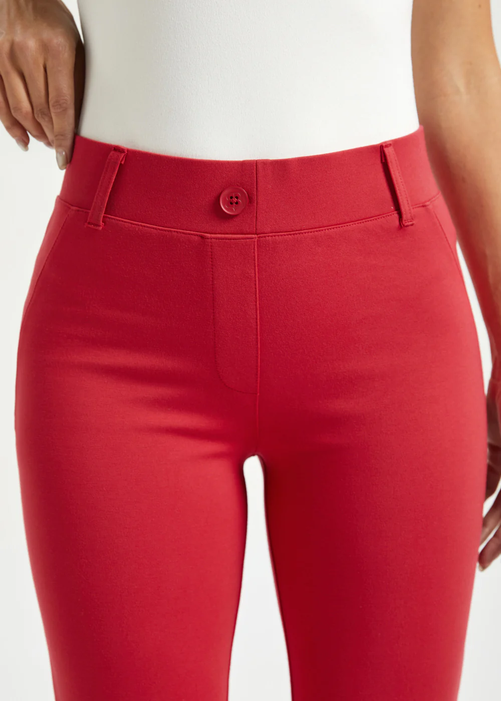 Two-Pocket DPYP™ Dress Pant Yoga Pant | Bootcut (Red) - Image 4