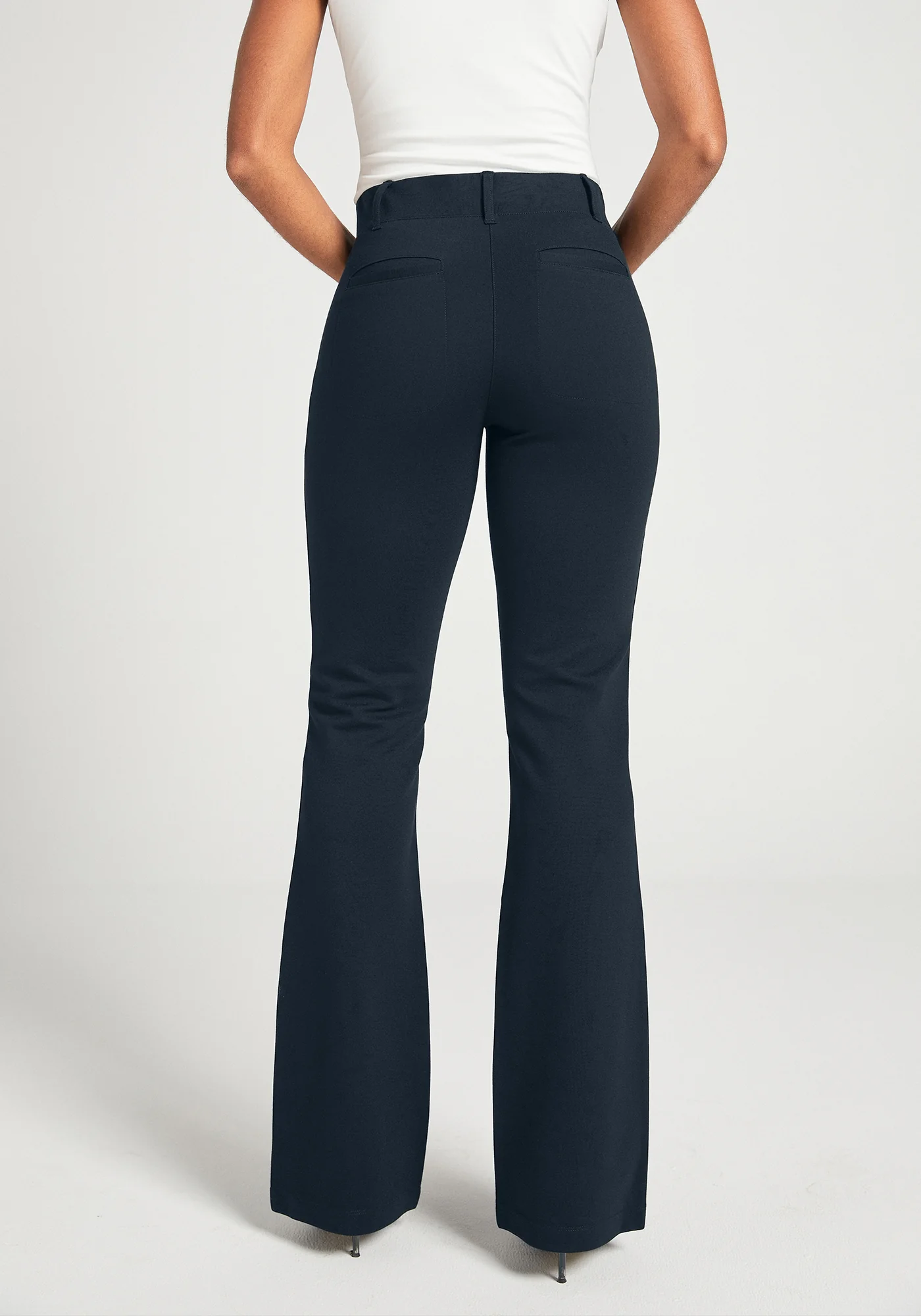 Two-Pocket DPYP™ Dress Pant Yoga Pant | Bootcut (Navy) - Image 5