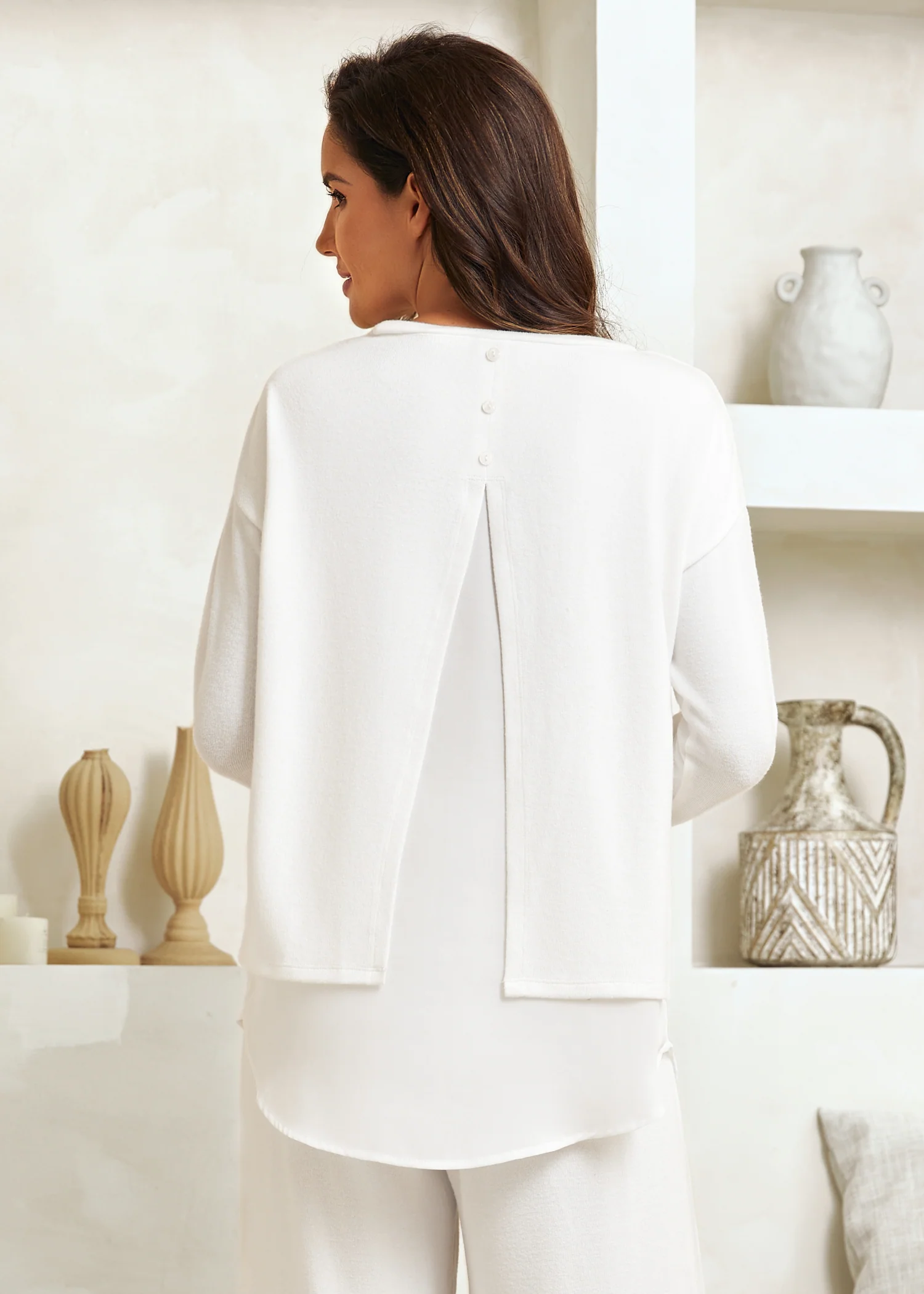 UltraEase Layered Boatneck (Ivory) - Final Sale - Image 6
